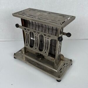 Antique 1915 Universal Landers Frary & Clark Toaster Model E944 Silver